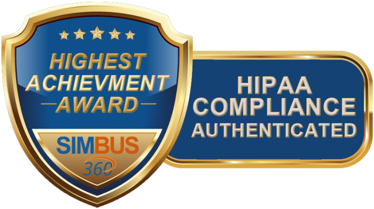 HIPAA Certification SIMBUS360 Software Solutions
